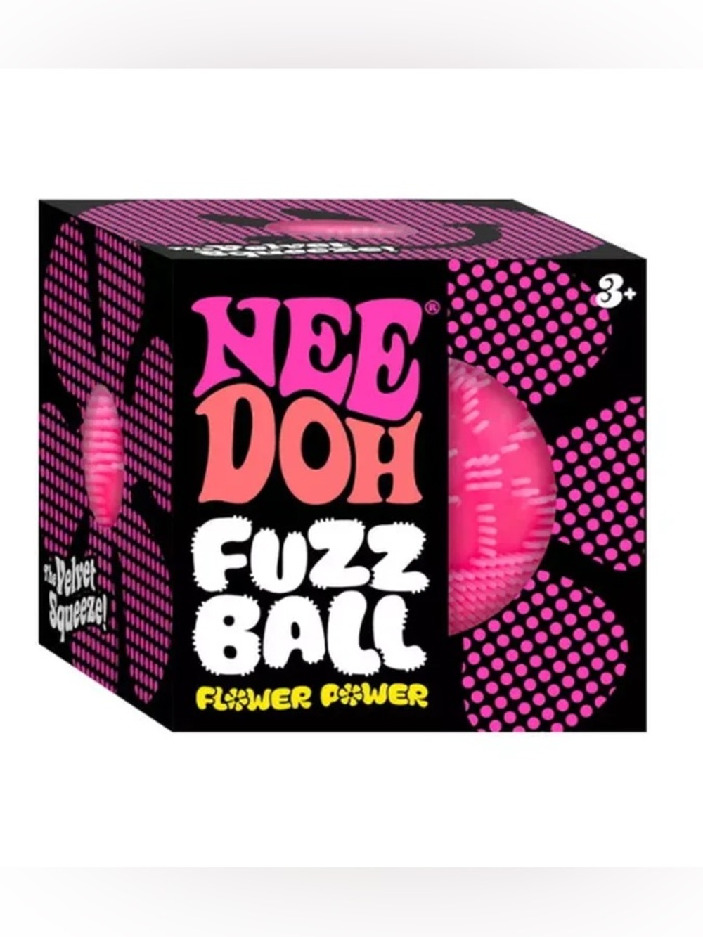 SCHYLLING | Nee Doh Pink Fuzz Ball Flower Power Squishy